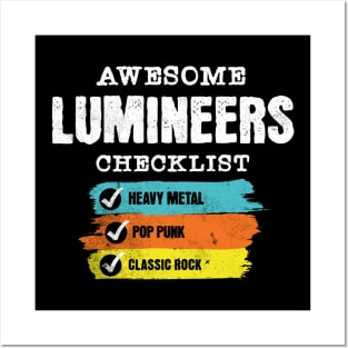 Awesome Luminer checklist Posters and Art